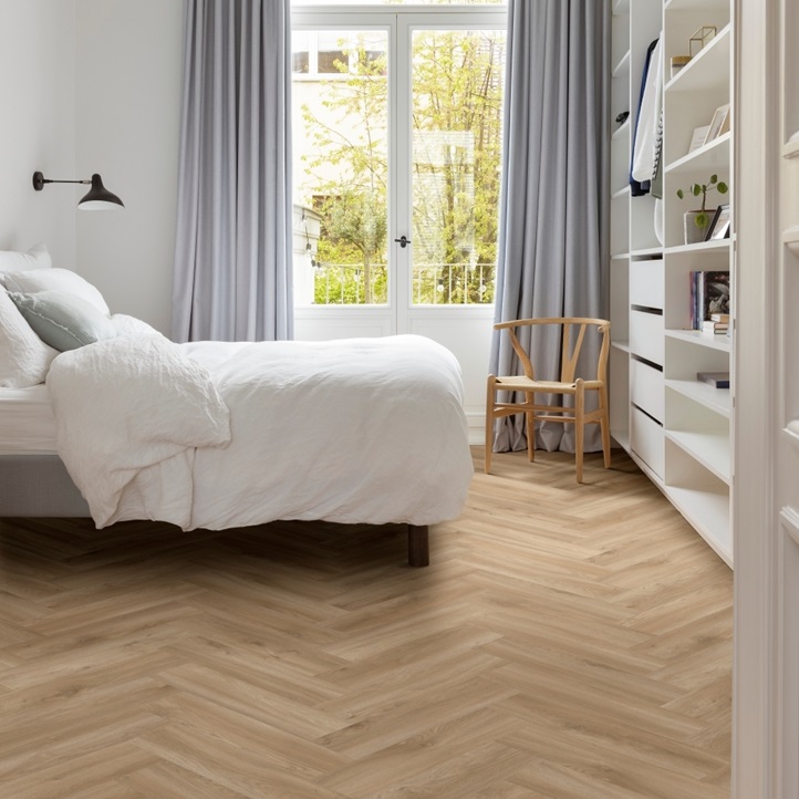 Кварцв. плитка Moduleo LayRed Herringbone Sierra Oak 58847 (6,0 мм-0,55мм)12,6 x 63 cм