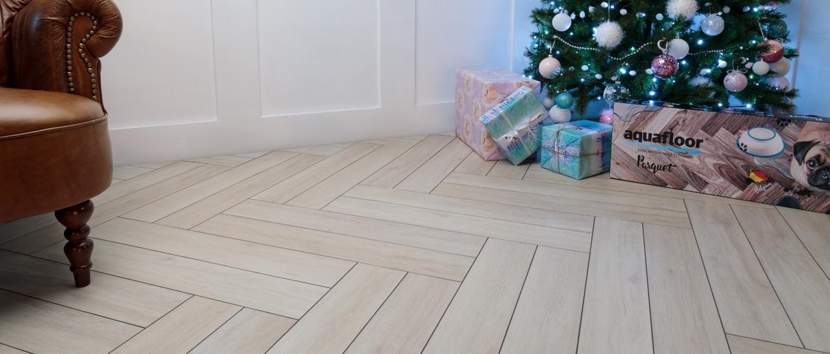 ПВХ  Aquafioor Parquet Click AF6017PQ (7мм-0,5мм) 2,074 м²