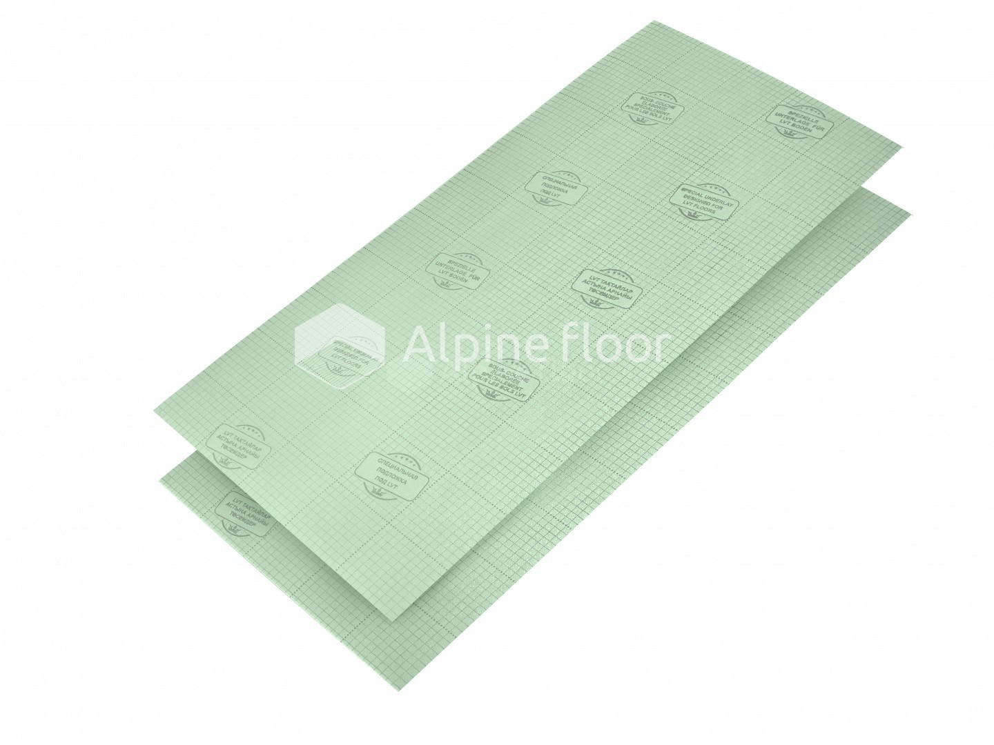 Подложка ALPINE FLOOR GREEN 500*1000*1,5 мм  (10 м2)
