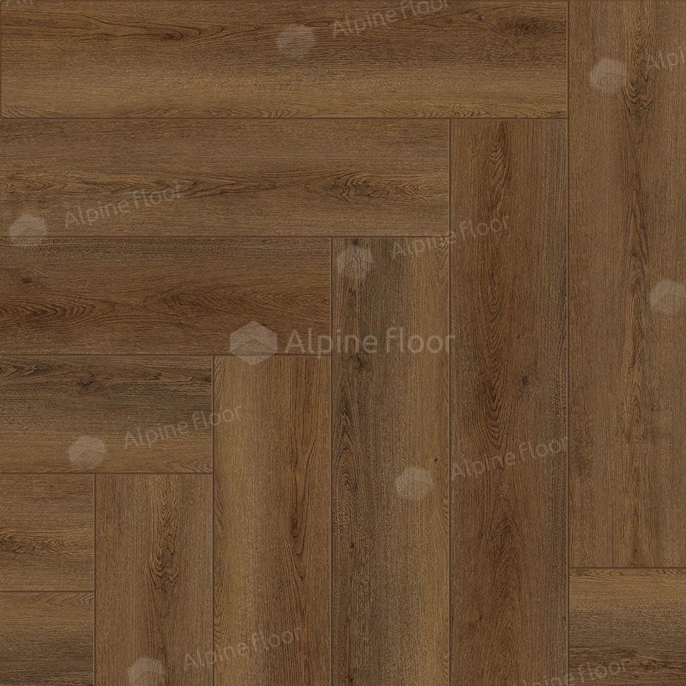 Плитка ПВХ Alpine Floor Ultra ЕСО 5-33 Дуб старинный (2мм-4.49 м2)