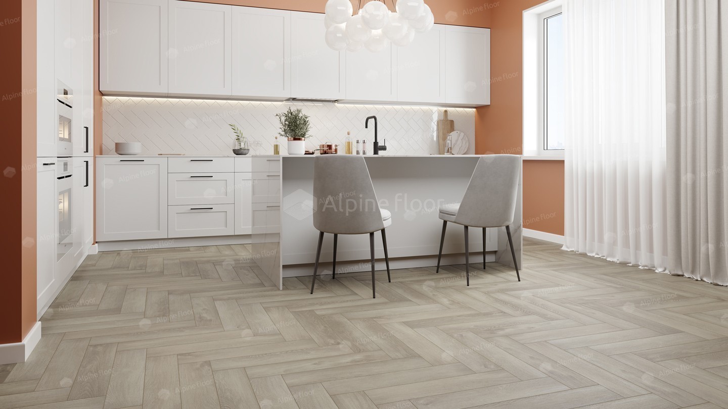 Кварц-виниловая плитка Alpine Floor Parquet LVT Дуб Фантазия ECO 16-1 ( 2,227м2) 