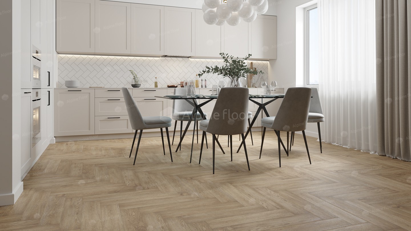 Кварц-виниловая плитка Alpine Floor Parquet LVT Дуб Ваниль Селект ECO16-3 ( 2,227м2) 