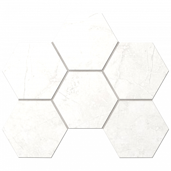 Декор Marmulla Мозаика MA00 Hexagon 25x28,5 непол.(10 мм)