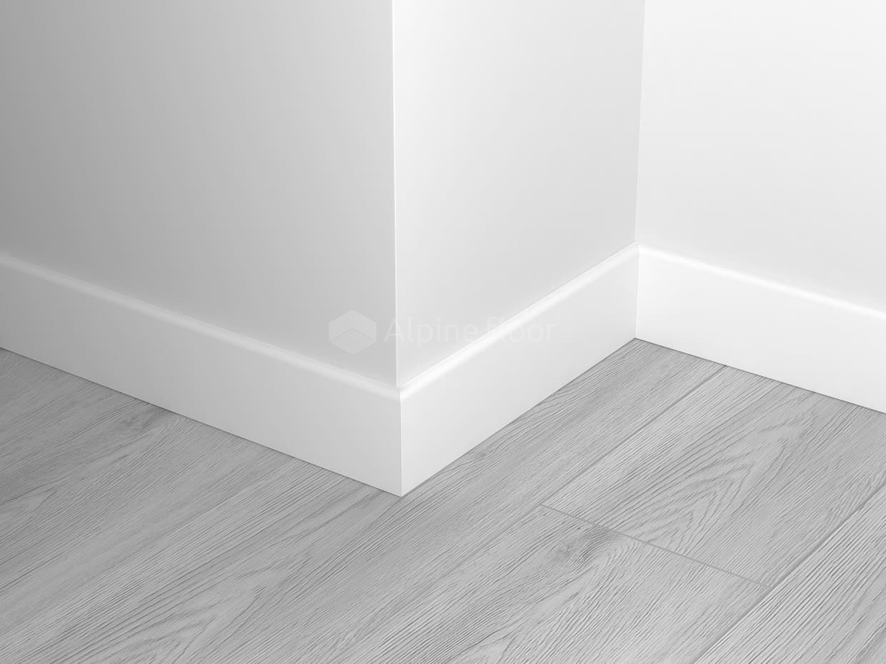 Плинтус  Alpine Floor ECO 11-00 Белый Матовый  2200×80х11мм (SPC)