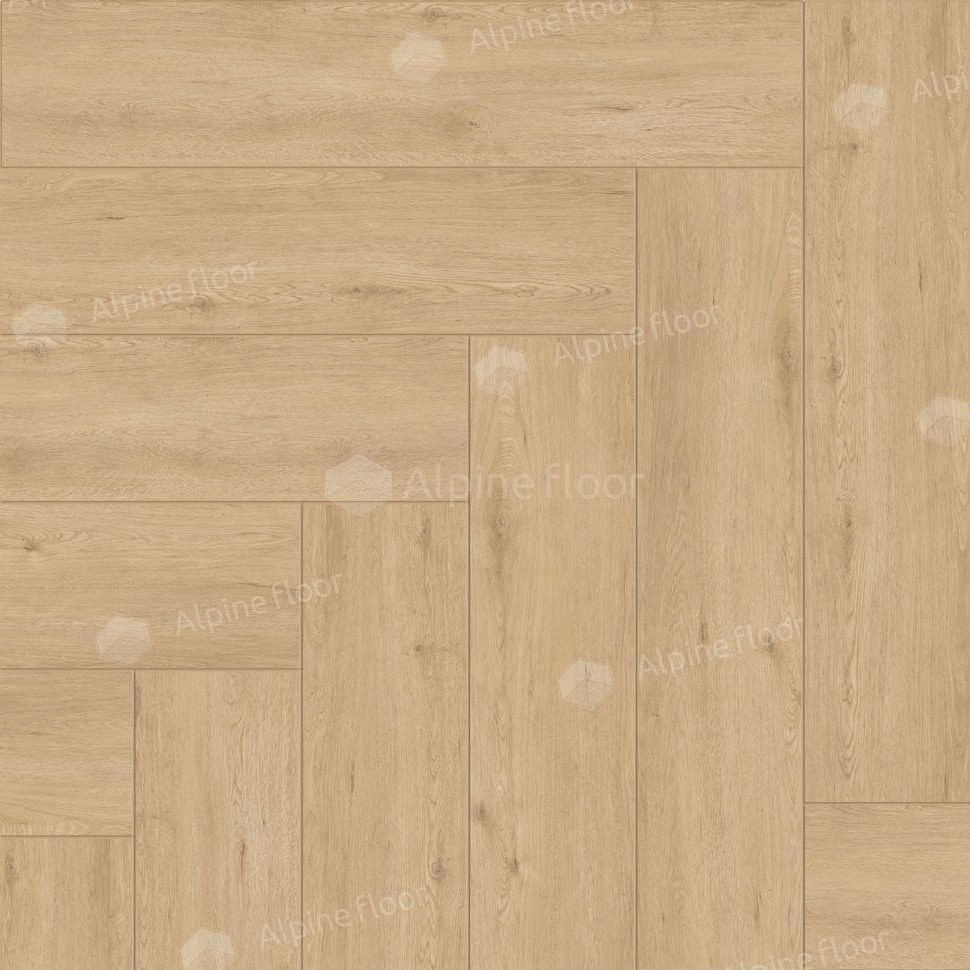 Каменно-полимерная плитка  PARQUET LIGHT Дуб Лесат ЕСО 13-26  43кл (4мм/0,5мм)