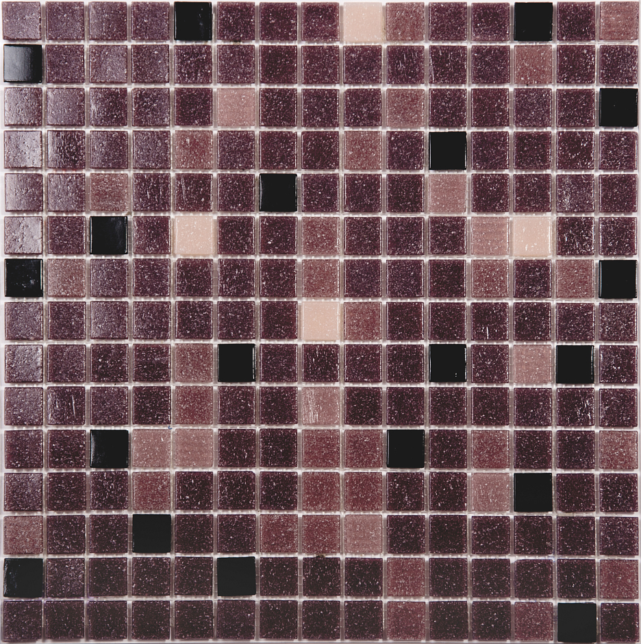 Мозаика  COV05-1 стекло (сетка)(20*20*4)327*327,сиреневый пол 
