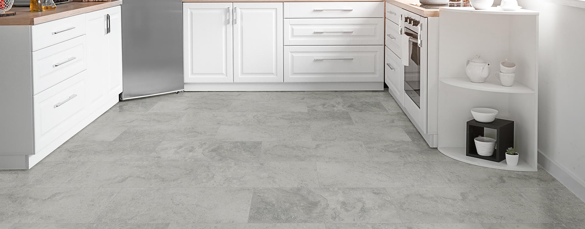 Замковая кварц-виниловая плитка FirmFit Tiles  - XT-4040 (5мм-0,55мм) 13 шт / 2.34 кв.м