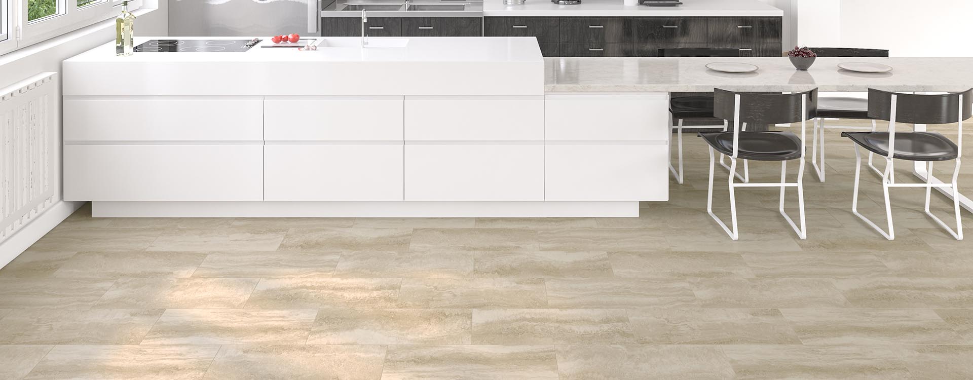 Замковая кварц-виниловая плитка FirmFit Tiles  -XT-311 (5мм-0,55мм) 13 шт / 2.34 кв.м