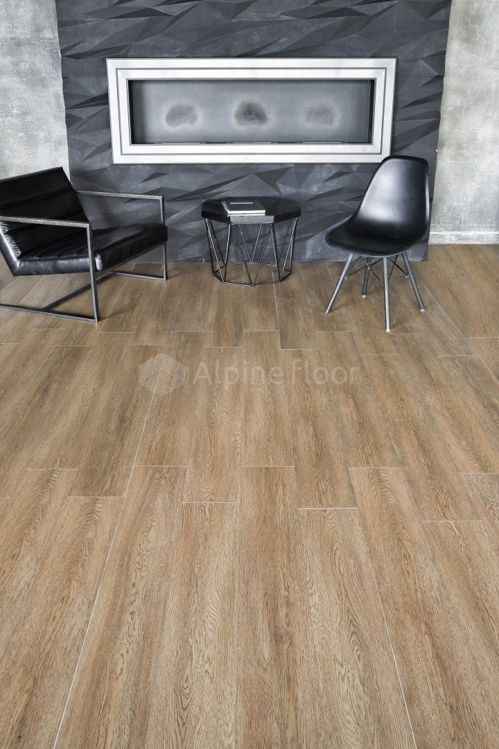 Плитка ПВХ Alpine Floor INTENSE  ECO 9-3 Бурый лес  (6мм-2.2326 м2 )