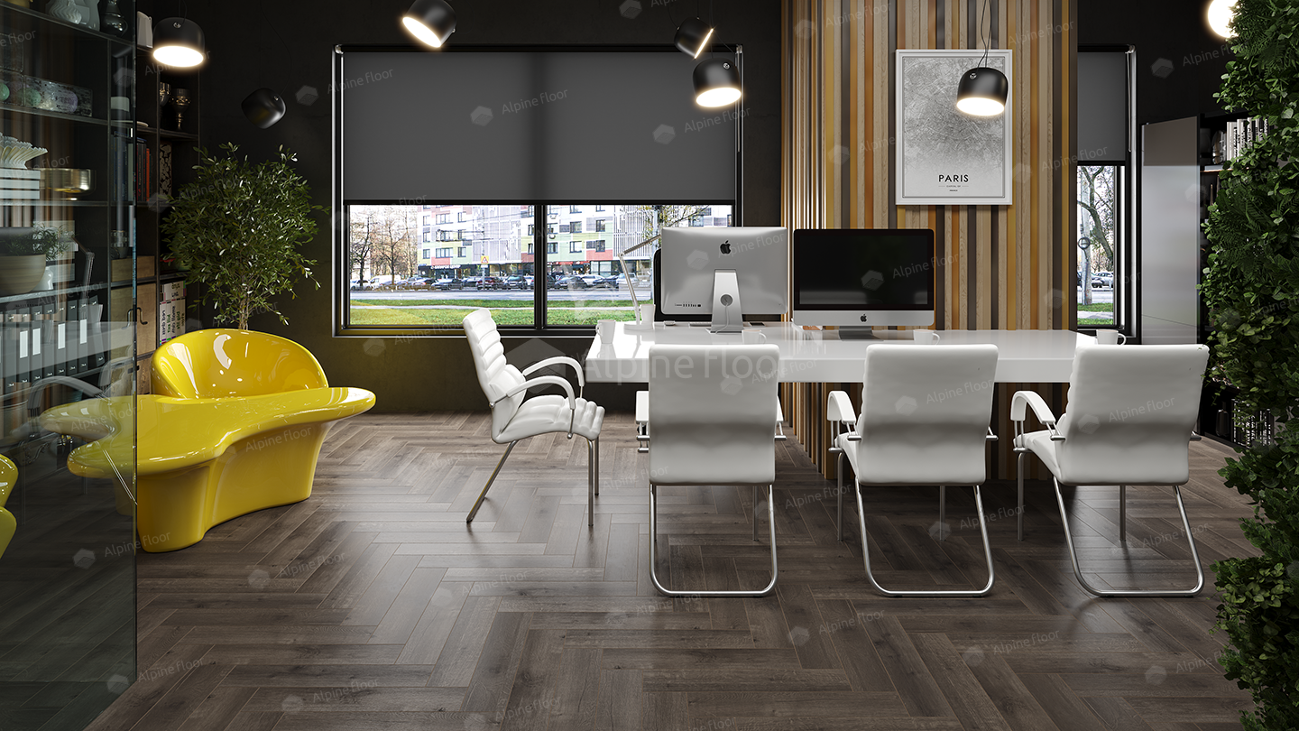 Кварц-виниловая плитка Alpine Floor Parquet LVT Дуб Антарес ECO 16-19 ( 2,227м2) 