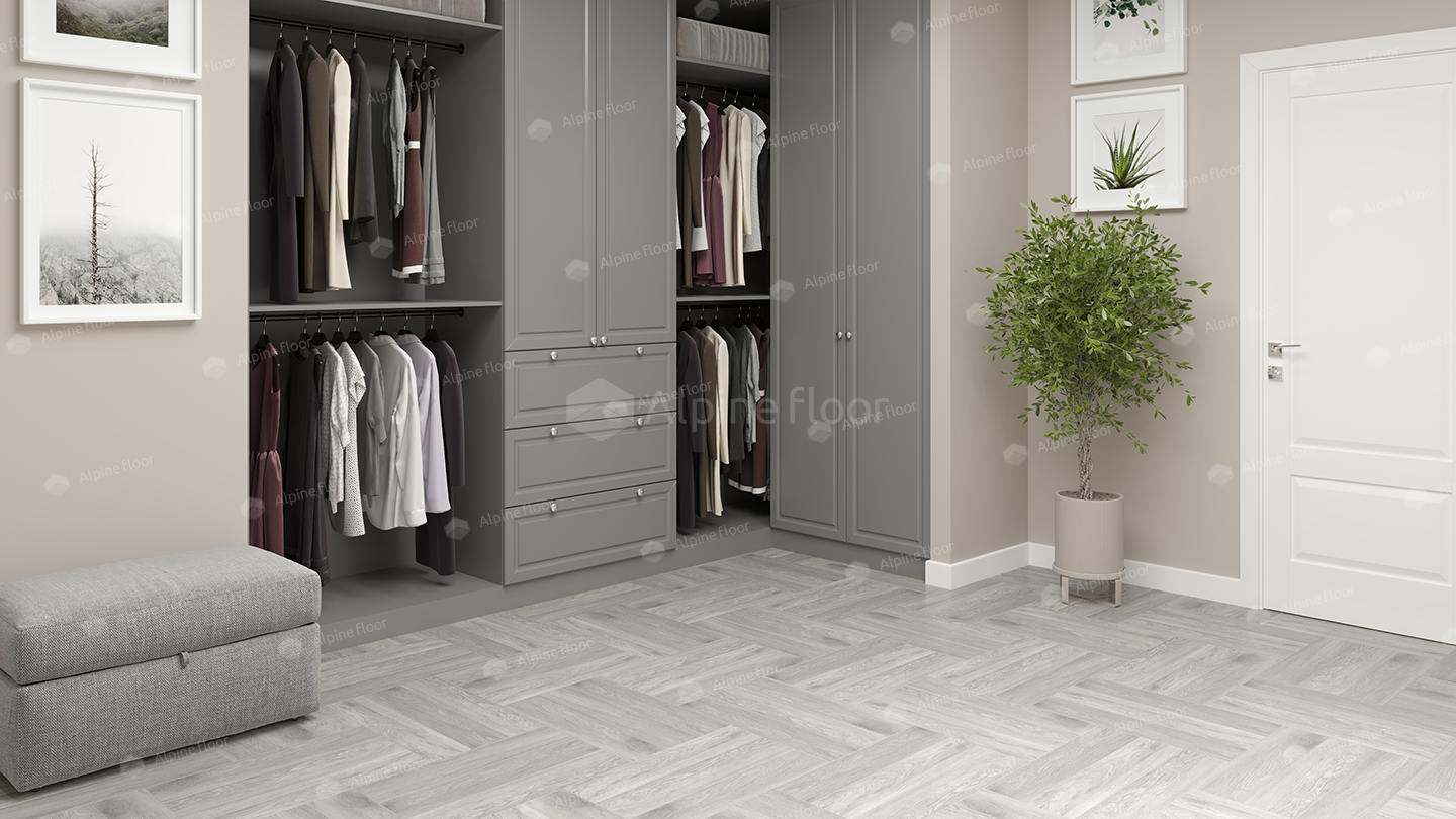 Кварц-виниловая плитка Alpine Floor Parquet LVT Дуб Полис ECO 16-21 ( 2,227м2) 