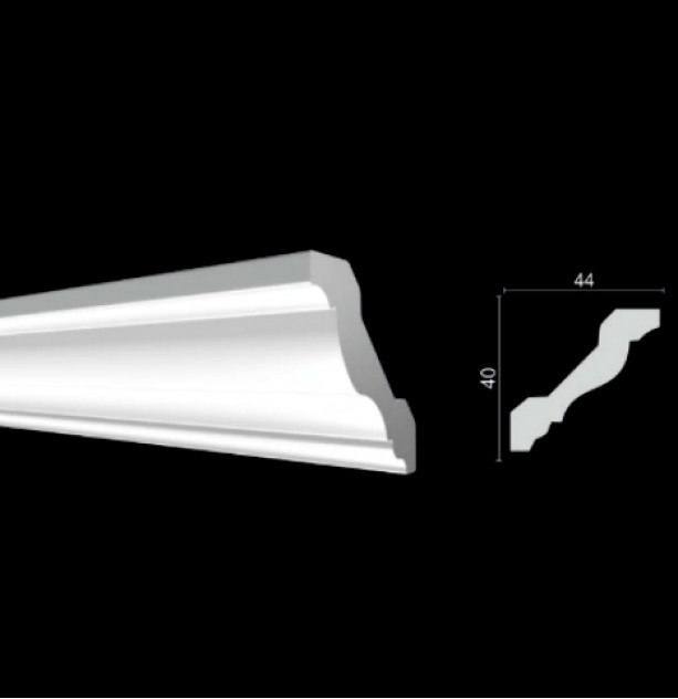 Карниз белый DD21 40Х44Х2000 мм 