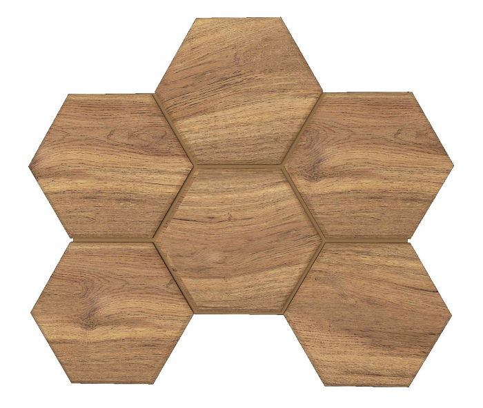 Декор  Мозаика SI02 Hexagon 25x28,5x10 непол. (1.4м2) 