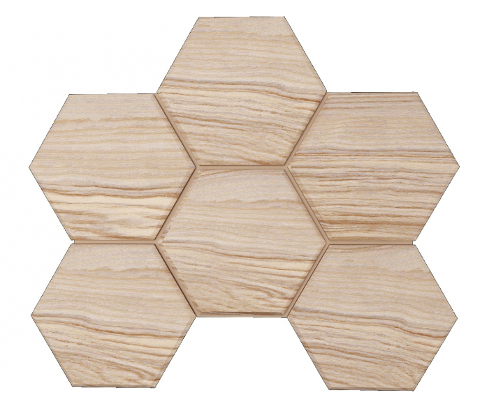 Декор  Мозаика SI03 Hexagon 25x28,5x10 непол. (1.4м2) 