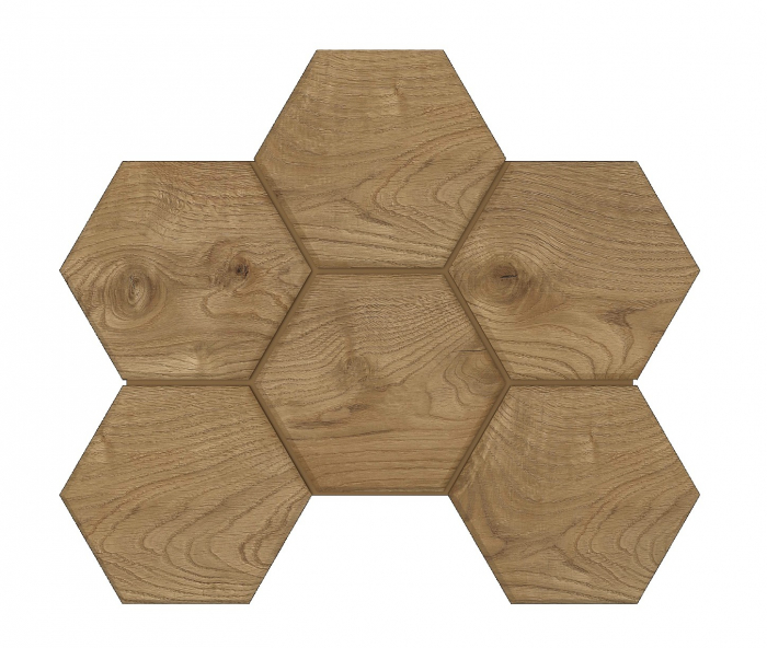 Декор  Мозаика SI04 Hexagon 25x28,5x10 непол. (1.4м2) 