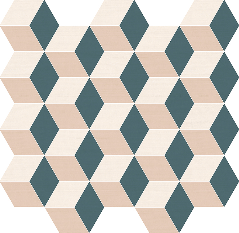Декор Italon Element silk  Мозаика Куб Колд 30.5X33