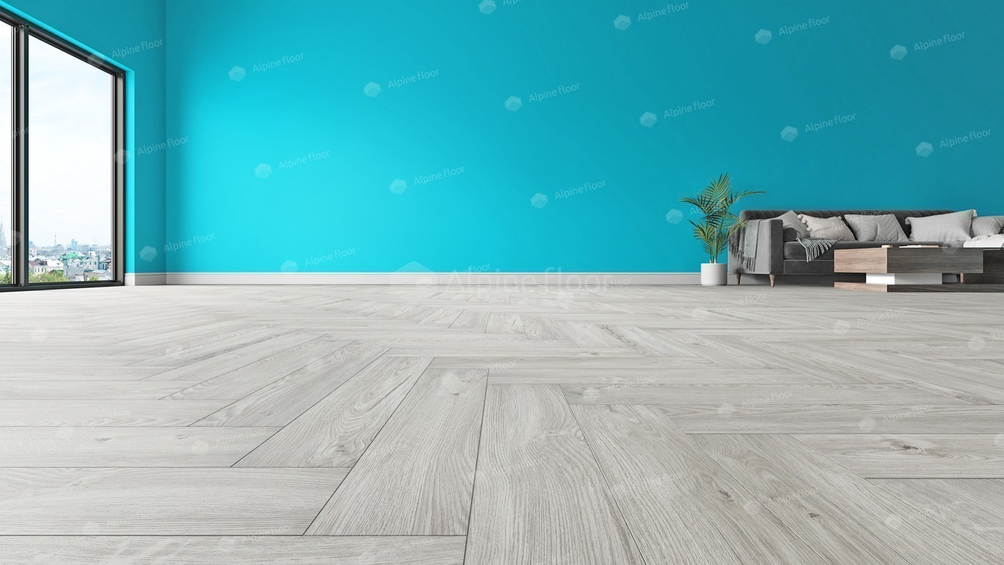 Кварц-виниловая плитка Alpine Floor Parquet LVT Снежный ECO 16-11 ( 2,227м2) 