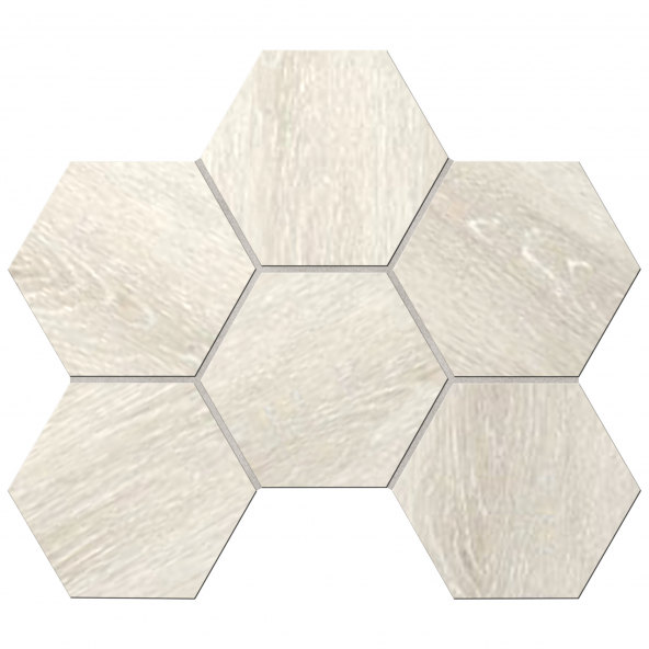 Декор Мозаика DA01 Hexagon 25x28,5 непол.(10 мм)