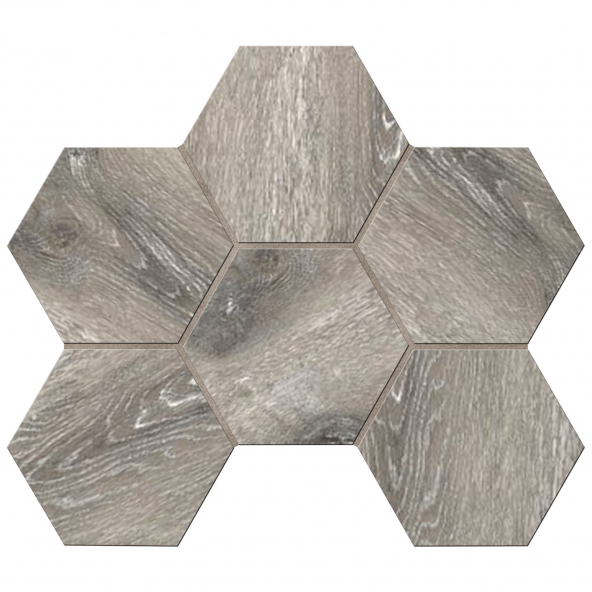 Декор Мозаика DA02 Hexagon 25x28,5 непол.(10 мм)